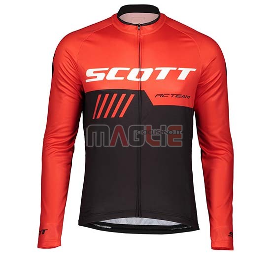 Maglia Scott Manica Lunga 2019 Nero Rosso