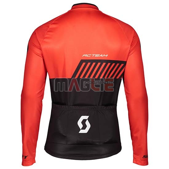 Maglia Scott Manica Lunga 2019 Nero Rosso - Clicca l'immagine per chiudere