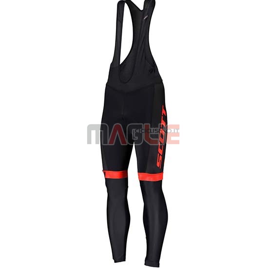 Maglia Scott Manica Lunga 2019 Nero Rosso