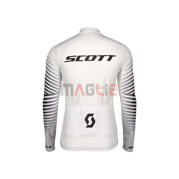 Maglia Scott Manica Lunga 2020 Bianco Nero