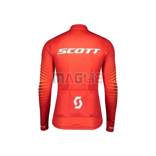 Maglia Scott Manica Lunga 2020 Rosso Bianco