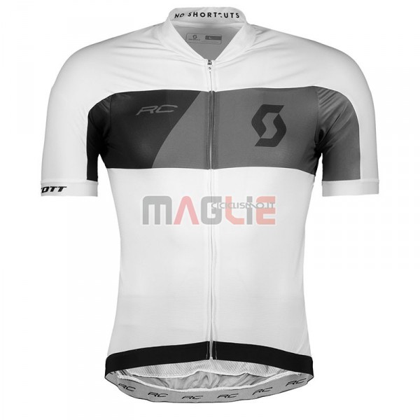 Maglia Scott RC Manica Corta 2018 Grigio Bianco