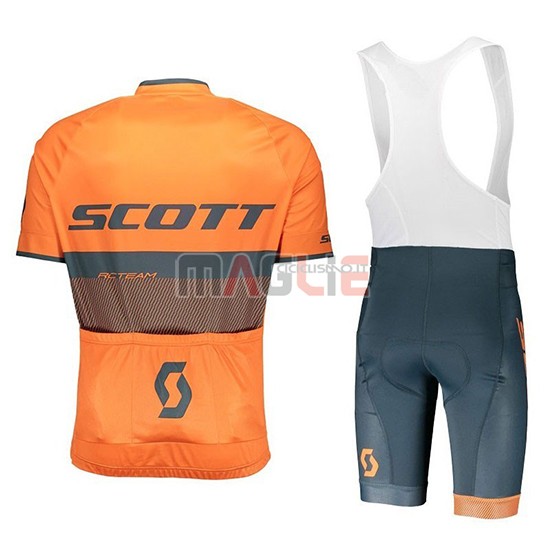 Maglia Scott RC Manica Corta 2018 Nero Arancione