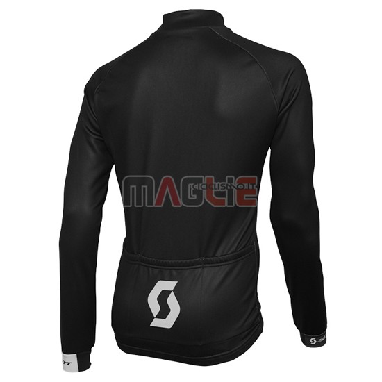 Maglia Scott manica lunga 2016 bianco e nero