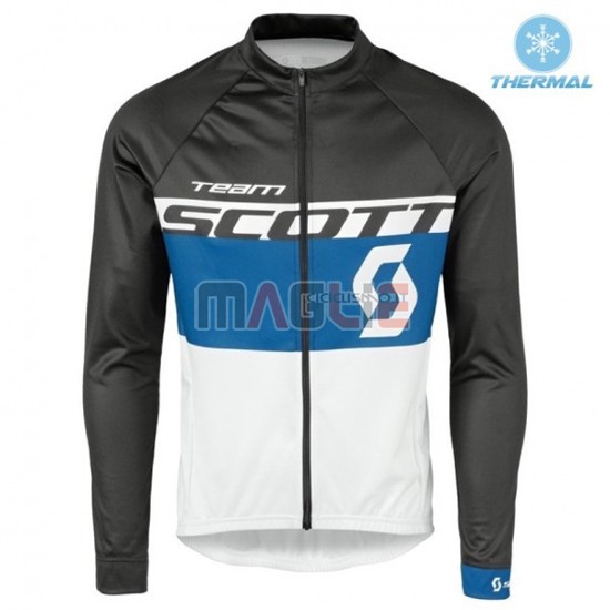 Maglia Scott manica lunga 2016 blu e bianco