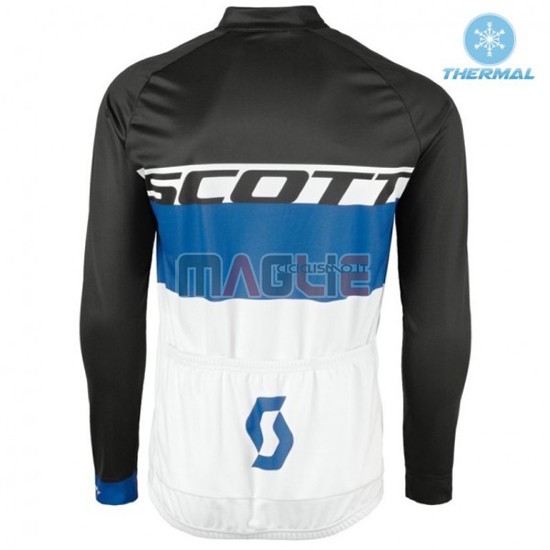 Maglia Scott manica lunga 2016 blu e bianco