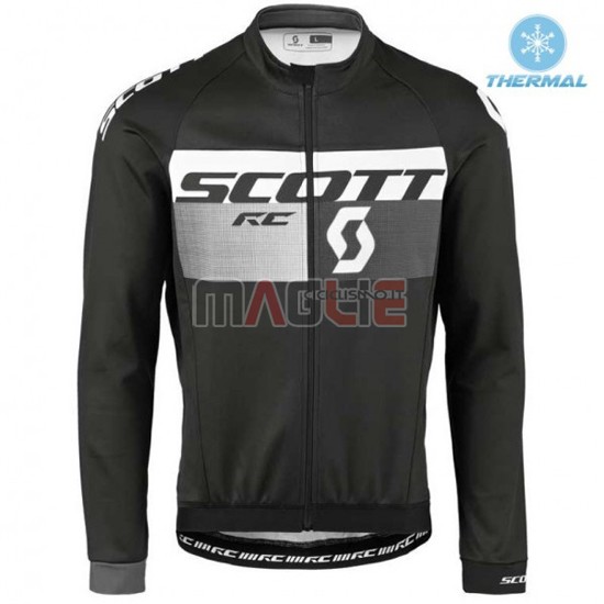 Maglia Scott manica lunga 2016 nero e bianco