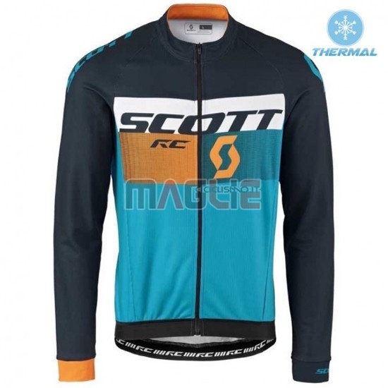 Maglia Scott manica lunga 2016 nero e blu