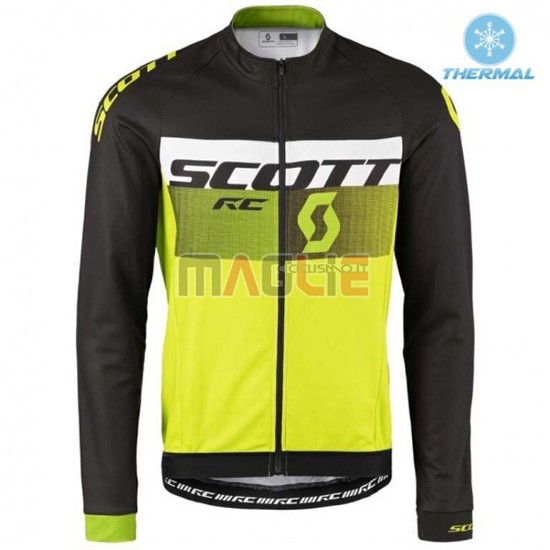 Maglia Scott manica lunga 2016 nero e giallo