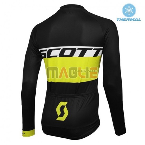 Maglia Scott manica lunga 2016 nero giallo