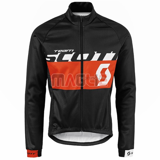 Maglia Scott manica lunga 2016 nero rosso