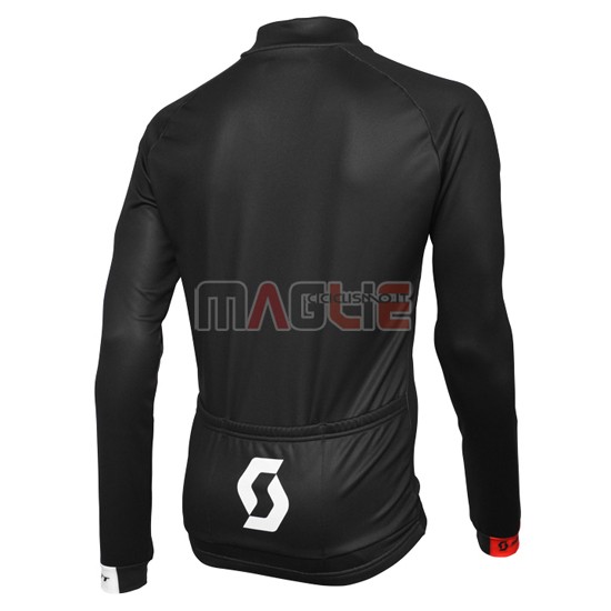 Maglia Scott manica lunga 2016 nero rosso