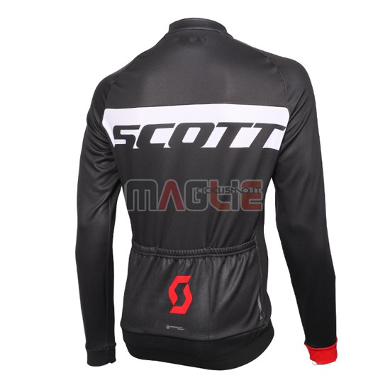 Maglia Scott manica lunga 2016 rosso e nero