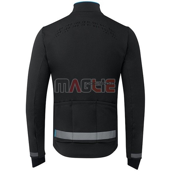 Maglia Shimano Manica Lunga 2019 Nero Blu