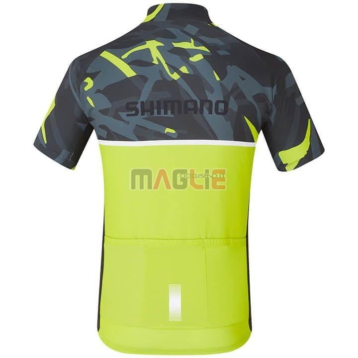 Maglia Shimano Manica Corta 2020 Giallo - Clicca l'immagine per chiudere