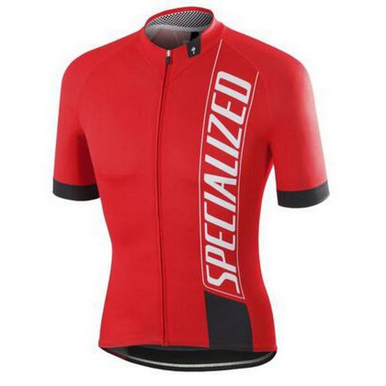 Maglia Specialized Manica Corta 2016 Rosso Bianco Nero