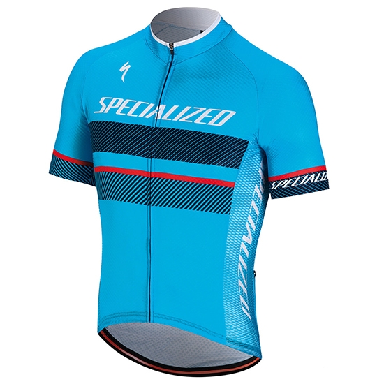 Maglia Specialized Manica Corta 2018 Blu Nero Rosso