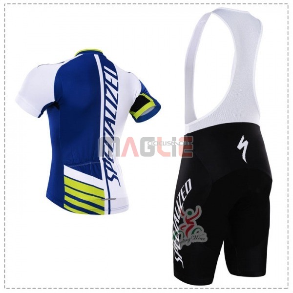 Maglia Specialized Manica Corta 2018 Blu Verde Bianco - Clicca l'immagine per chiudere