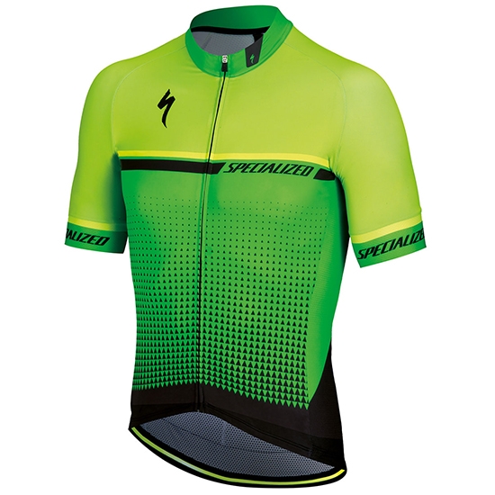 Maglia Specialized Manica Corta 2018 Giallo Verde Nero