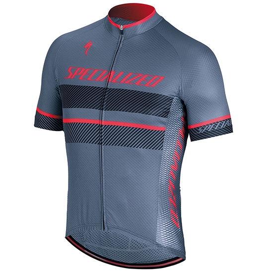 Maglia Specialized Manica Corta 2018 Grigio Rosa