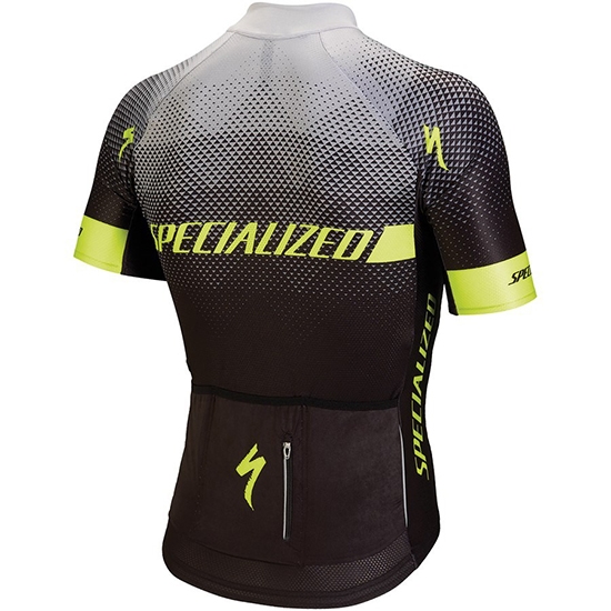 Maglia Specialized Manica Corta 2018 Nero Grigio Giallo