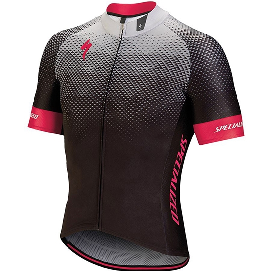 Maglia Specialized Manica Corta 2018 Nero Grigio Rosa