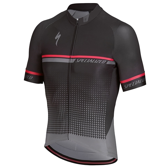 Maglia Specialized Manica Corta 2018 Nero Grigion Rosso