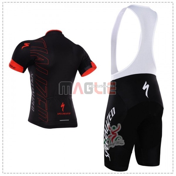 Maglia Specialized Manica Corta 2018 Nero Rosso