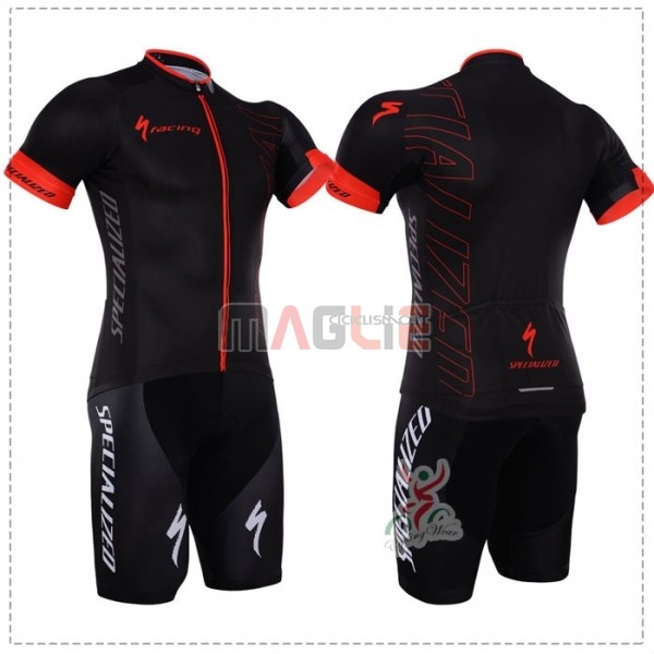 Maglia Specialized Manica Corta 2018 Nero Rosso