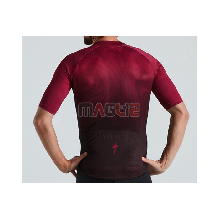 Maglia Specialized Manica Corta 2021 Nero Rosso