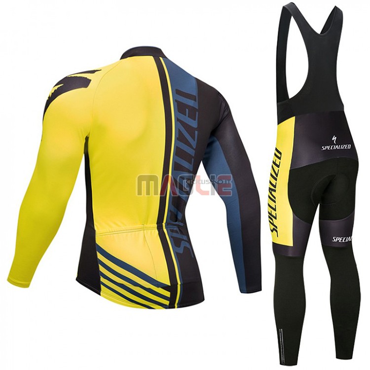 Maglia Specialized Manica Lunga 2018 Nero e Giallo - Clicca l'immagine per chiudere