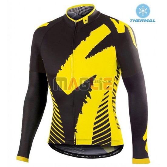 Maglia Specialized manica lunga 2016 nero e giallo