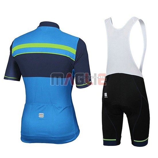 2018 Maglia Sportful Manica Corta Blu