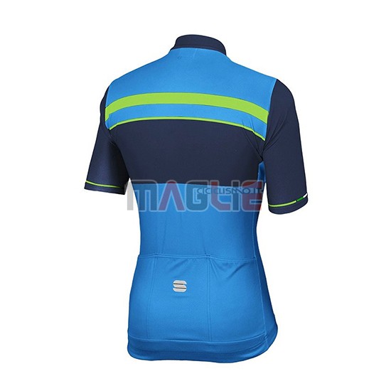 2018 Maglia Sportful Manica Corta Blu