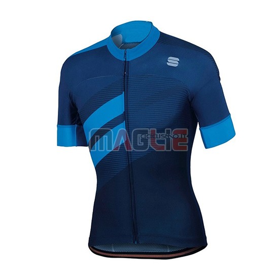 2018 Maglia Sportful Manica Corta Spento Blu - Clicca l'immagine per chiudere