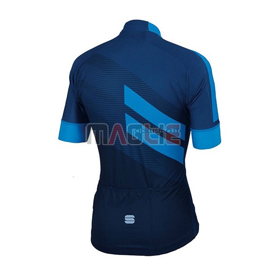 2018 Maglia Sportful Manica Corta Spento Blu - Clicca l'immagine per chiudere