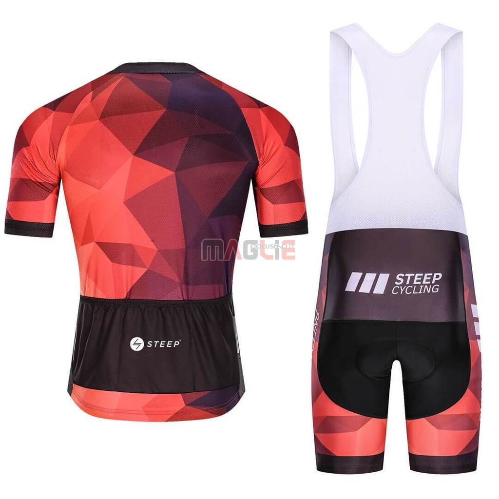 Maglia Steep Manica Corta 2021 Arancione Viola