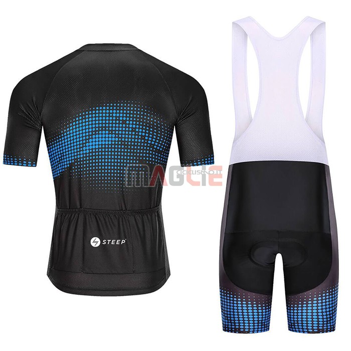 Maglia Steep Manica Corta 2021 Nero Blu - Clicca l'immagine per chiudere