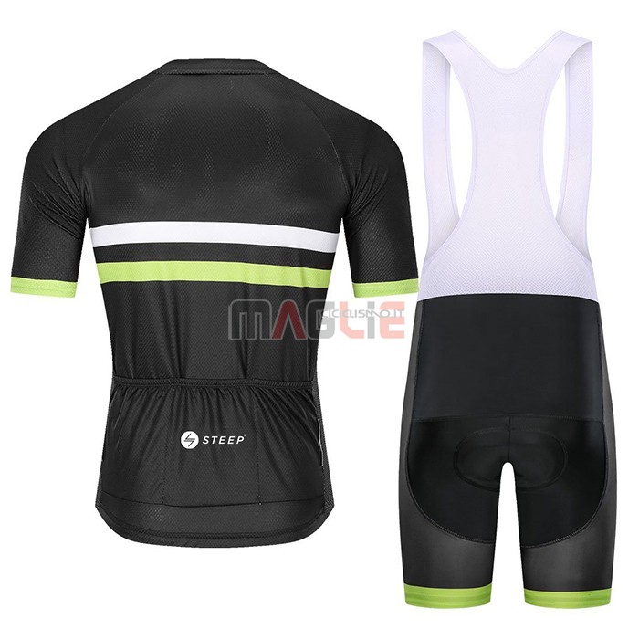 Maglia Steep Manica Corta 2021 Nero Giallo