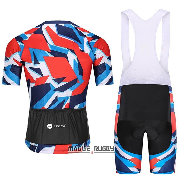 Maglia Steep Manica Corta 2021 Rosso Blu