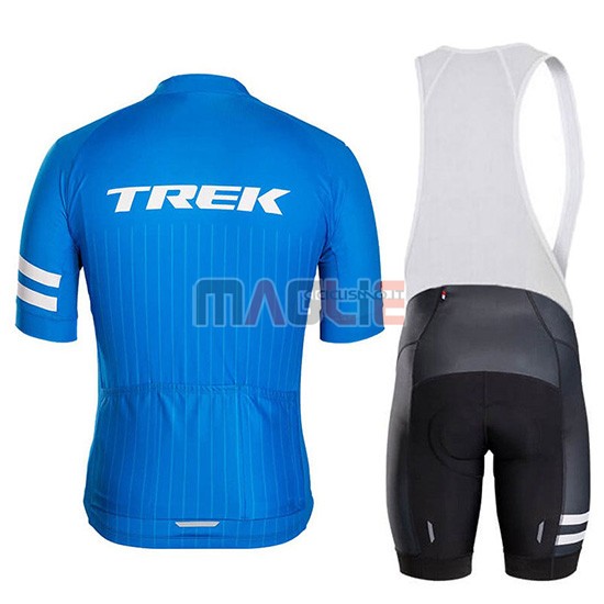 2018 Maglia Trek Bontrager Manica Corta Blu - Clicca l'immagine per chiudere