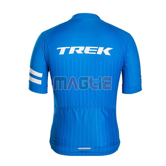 2018 Maglia Trek Bontrager Manica Corta Blu - Clicca l'immagine per chiudere