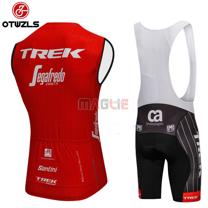 Gilet Antivento Trek Segafredo 2018 Rosso