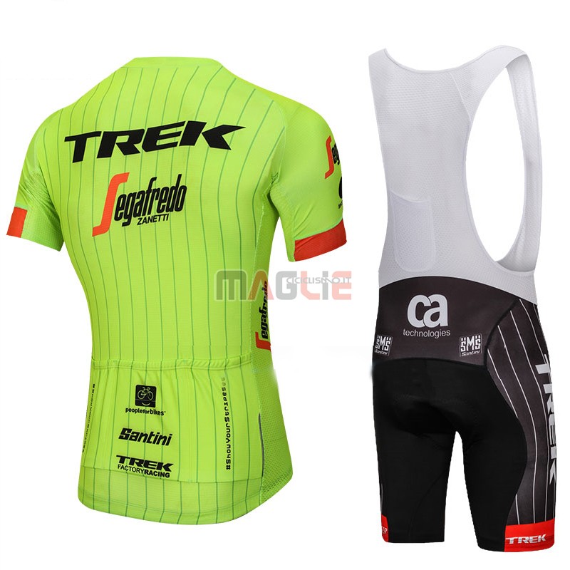 Maglia Trek Segafredo Manica Corta 2018 Verde - Clicca l'immagine per chiudere