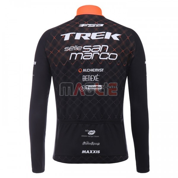 Maglia Trek Selle San Marco Manica Lunga 2017 Nero