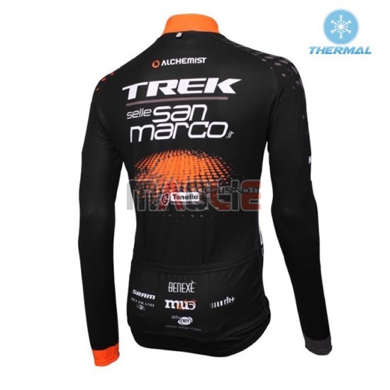 Maglia Trek manica lunga 2016 nero e arancione