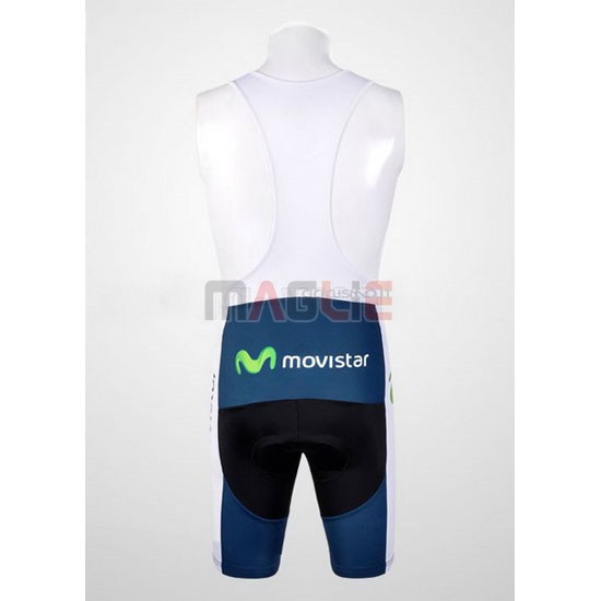 Maglia Movistar manica corta 2012 blu