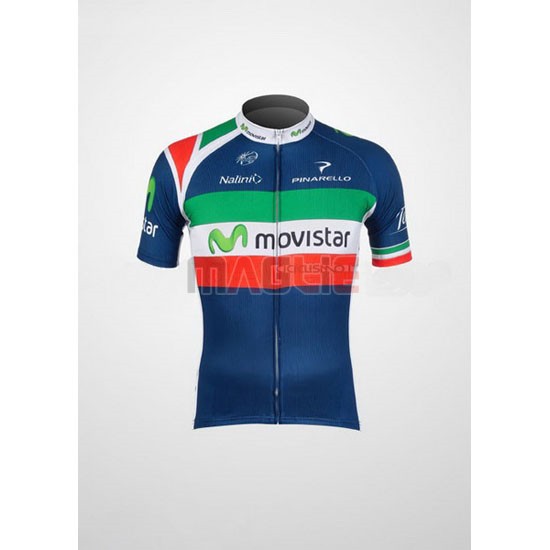 Maglia Movistar manica corta 2012 verde