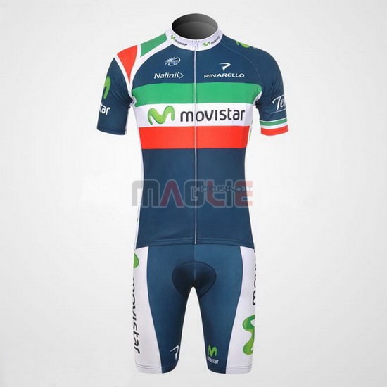 Maglia Movistar manica corta 2012 verde