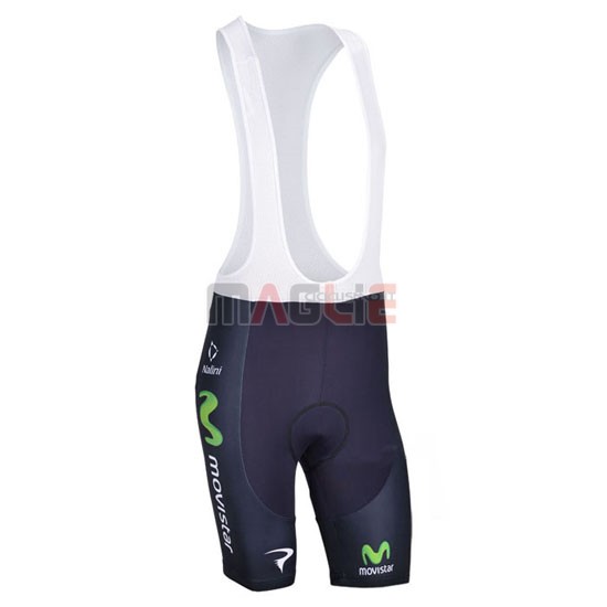 Maglia Movistar manica corta 2013 bianco e rosso